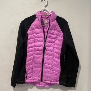 Light puffer jacket (violet)